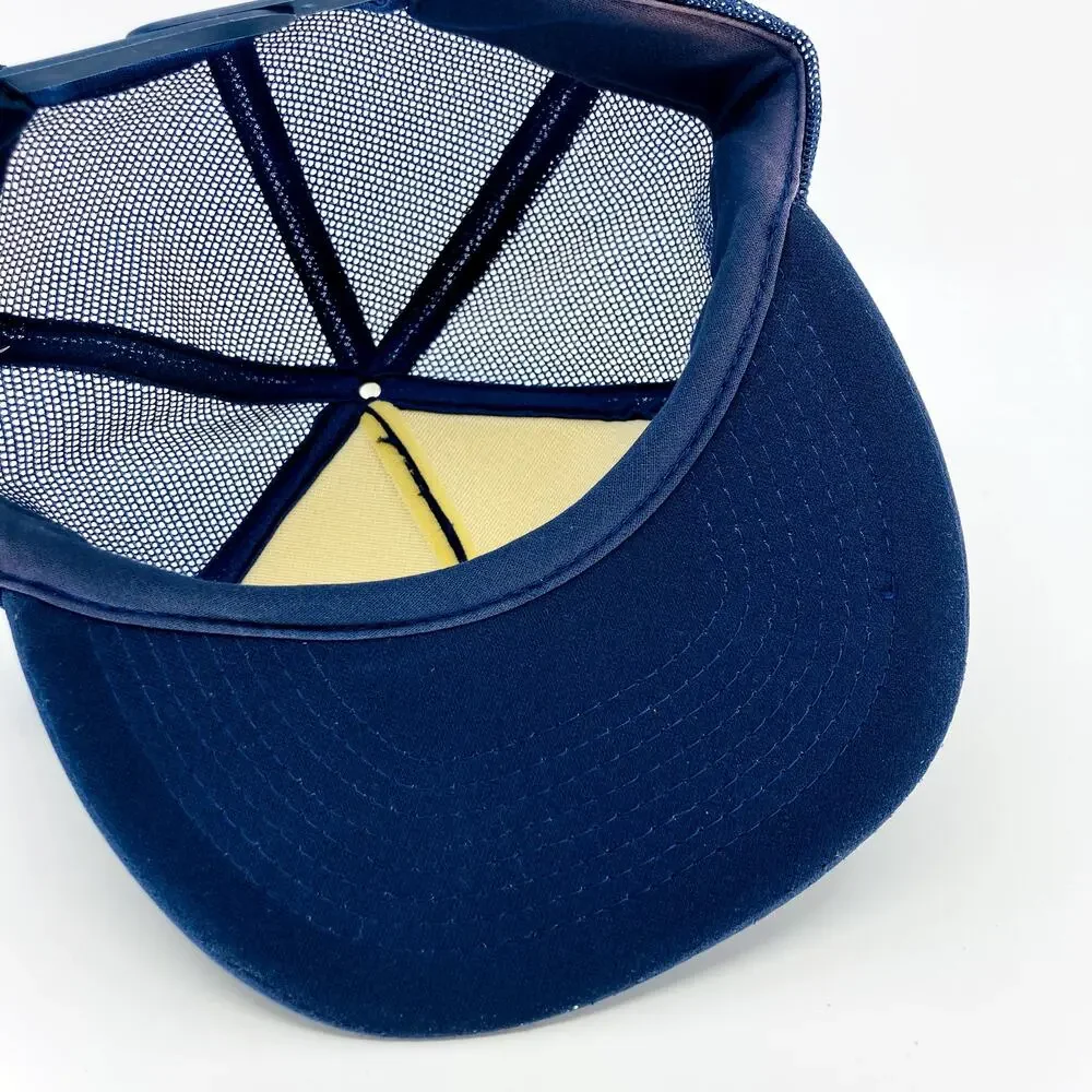 Vintage Syracuse University Blue Amtex Snapback Trucker Hat